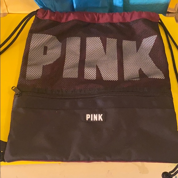 Pink drawstring backpack - Picture 1 of 1